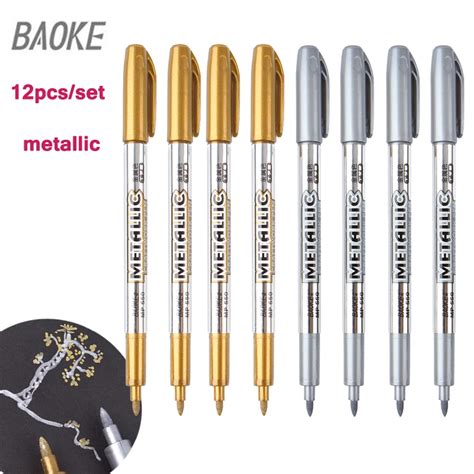 fabric metallic pen|solid metal pens.